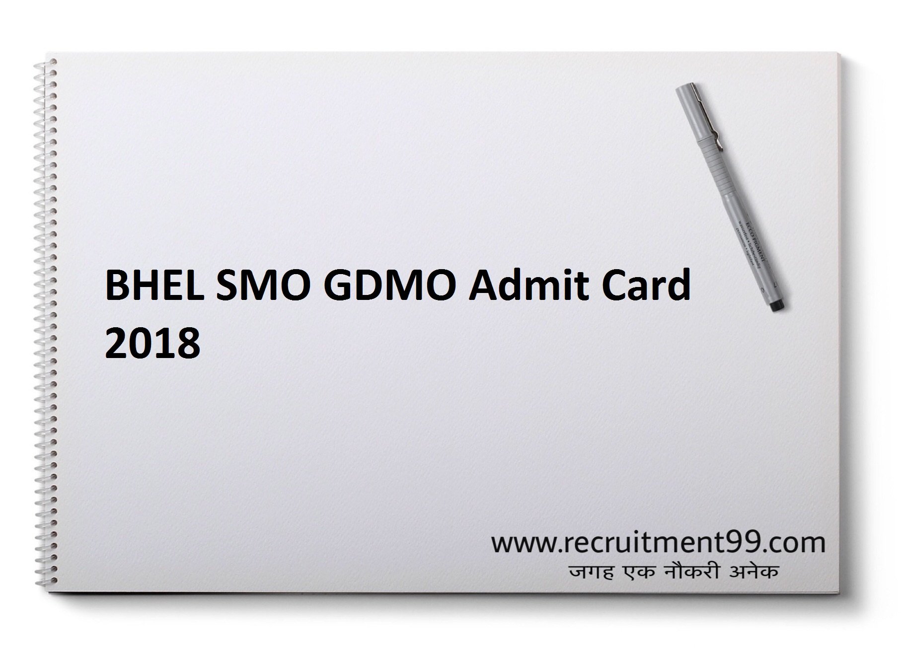 BHEL SMO GDMO Recruitment Admit Card & Result 2018