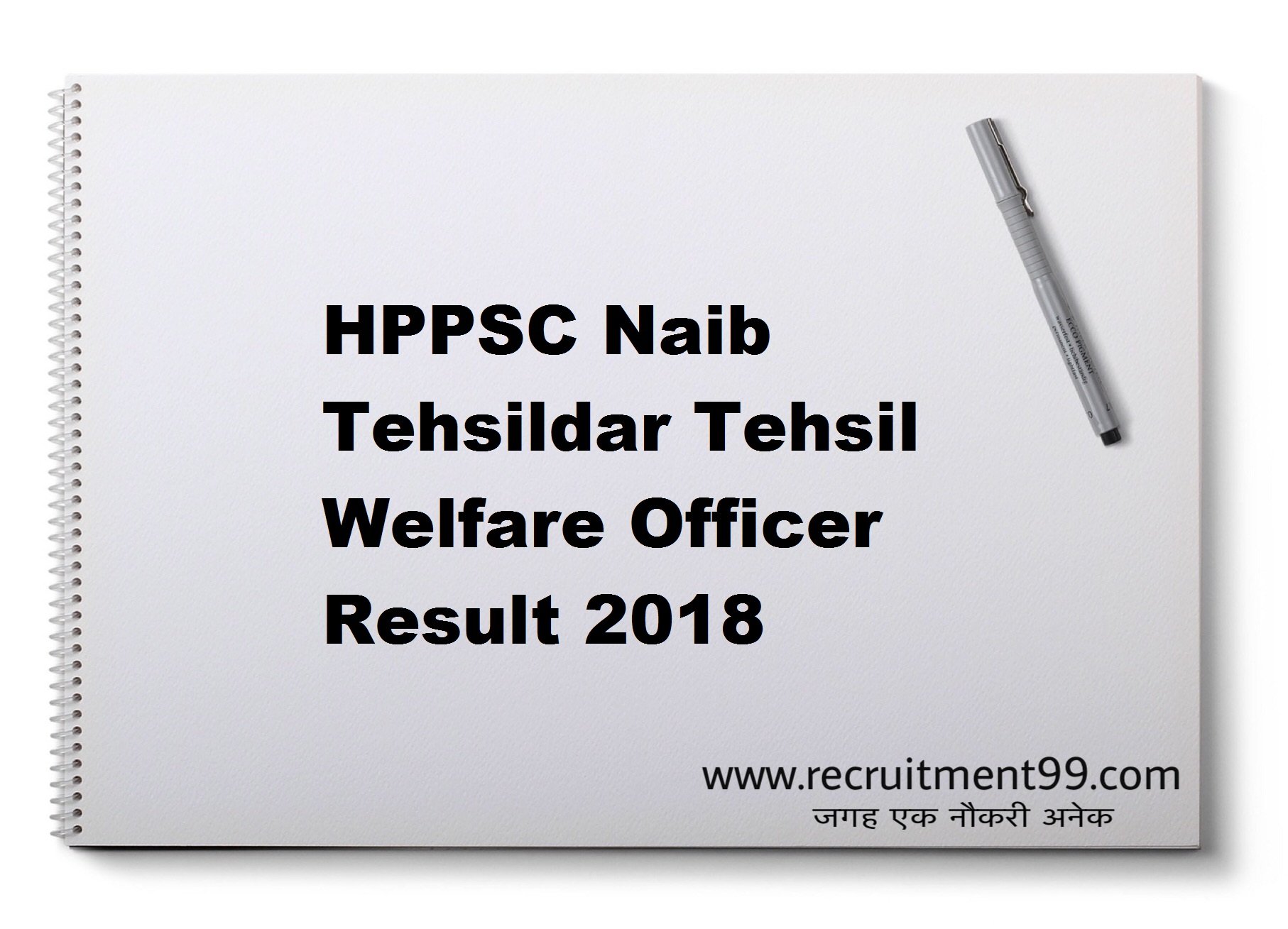 HPPSC Naib Tehsildar Tehsil Welfare Officer Recruitment Admit Card Result 2018