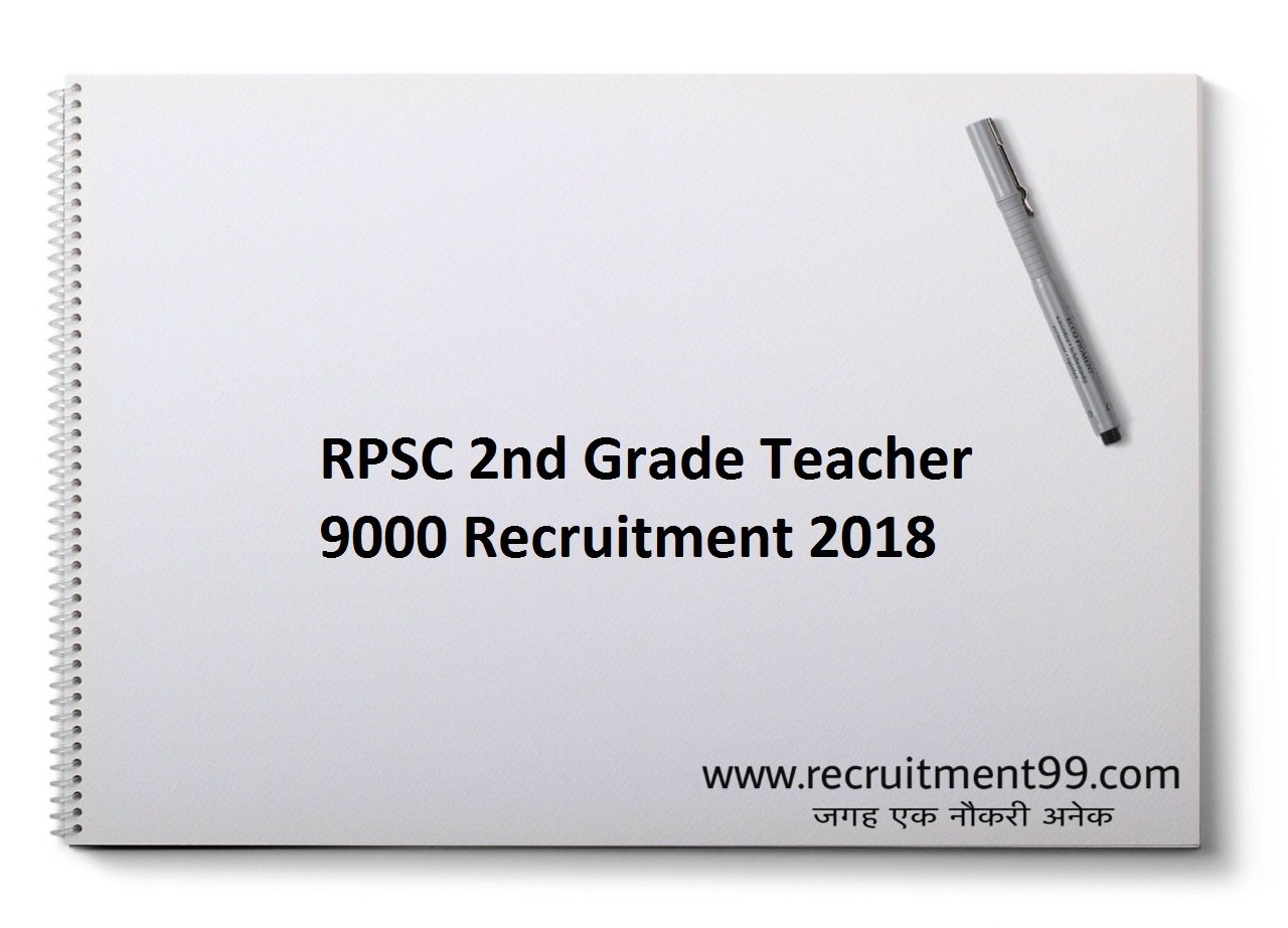 RPSC 2nd Grade Teacher Recruitment, Admit Card, Syllabus & Result 2018
