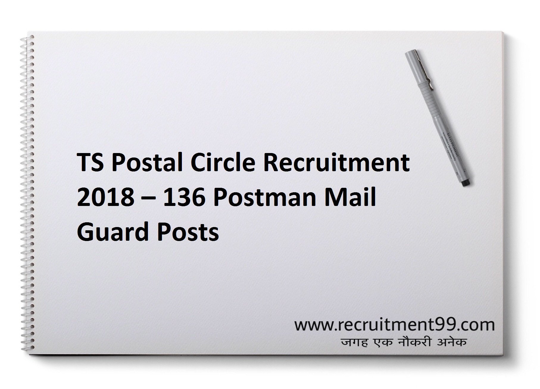TS Postal Circle Postman Mail Guard Recruitment Admit Card & Result 2018