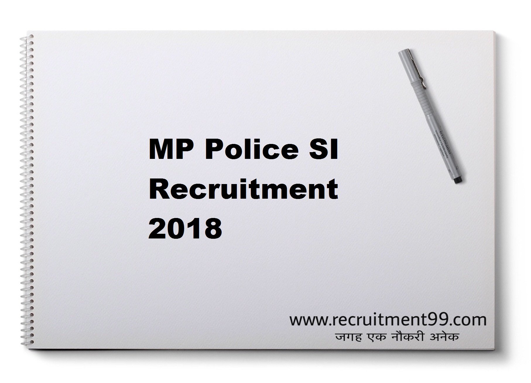 MP Police SI Recruitment Admit Card Result 2018