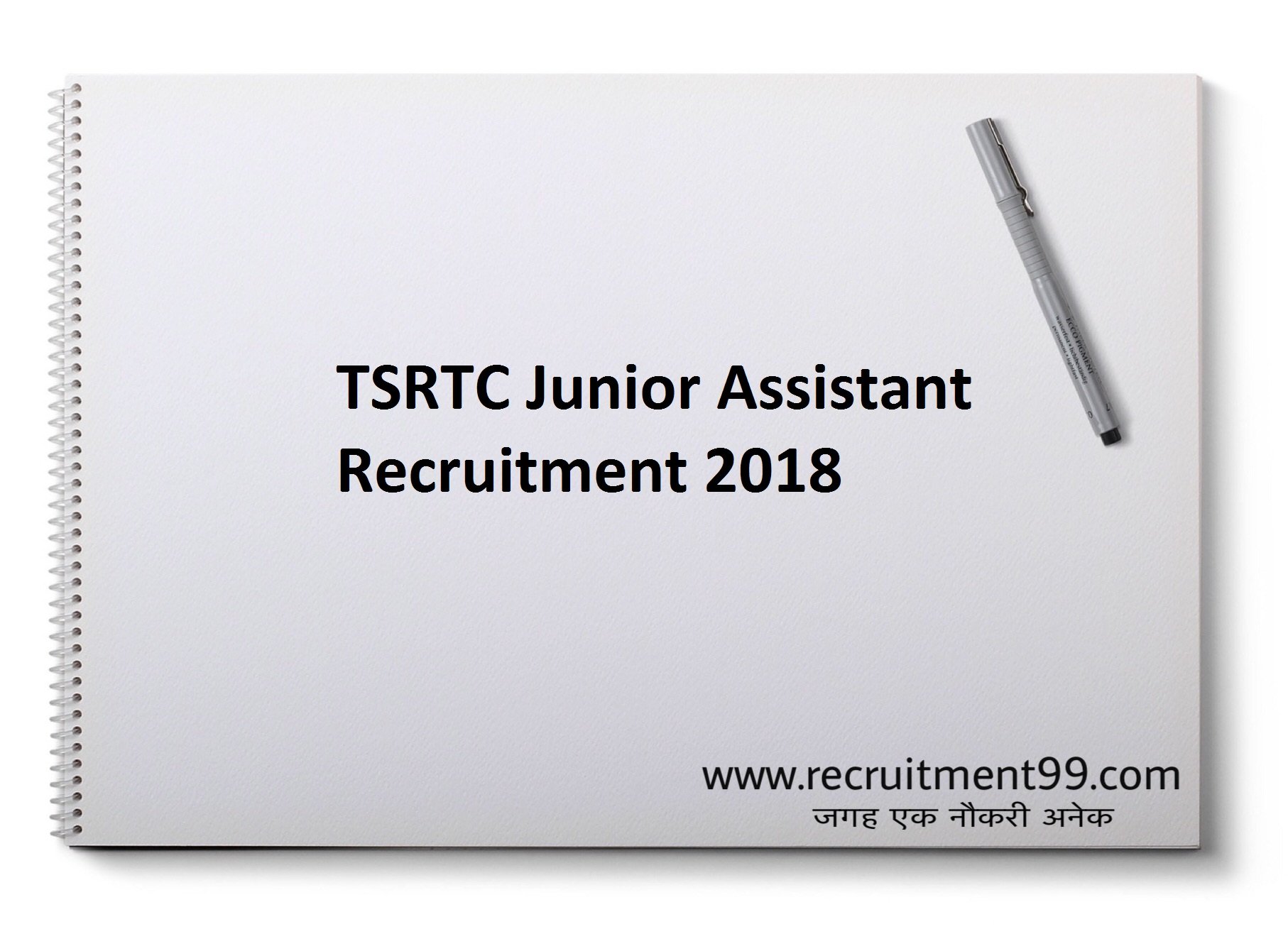 TSRTC Junior Assistant Recruitment Hall ticket Result 2018