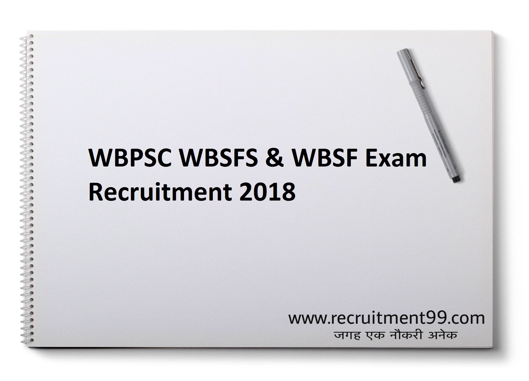 WBPSC WBSFS & WBSF Exam Recruitment Admit Card Result 2018