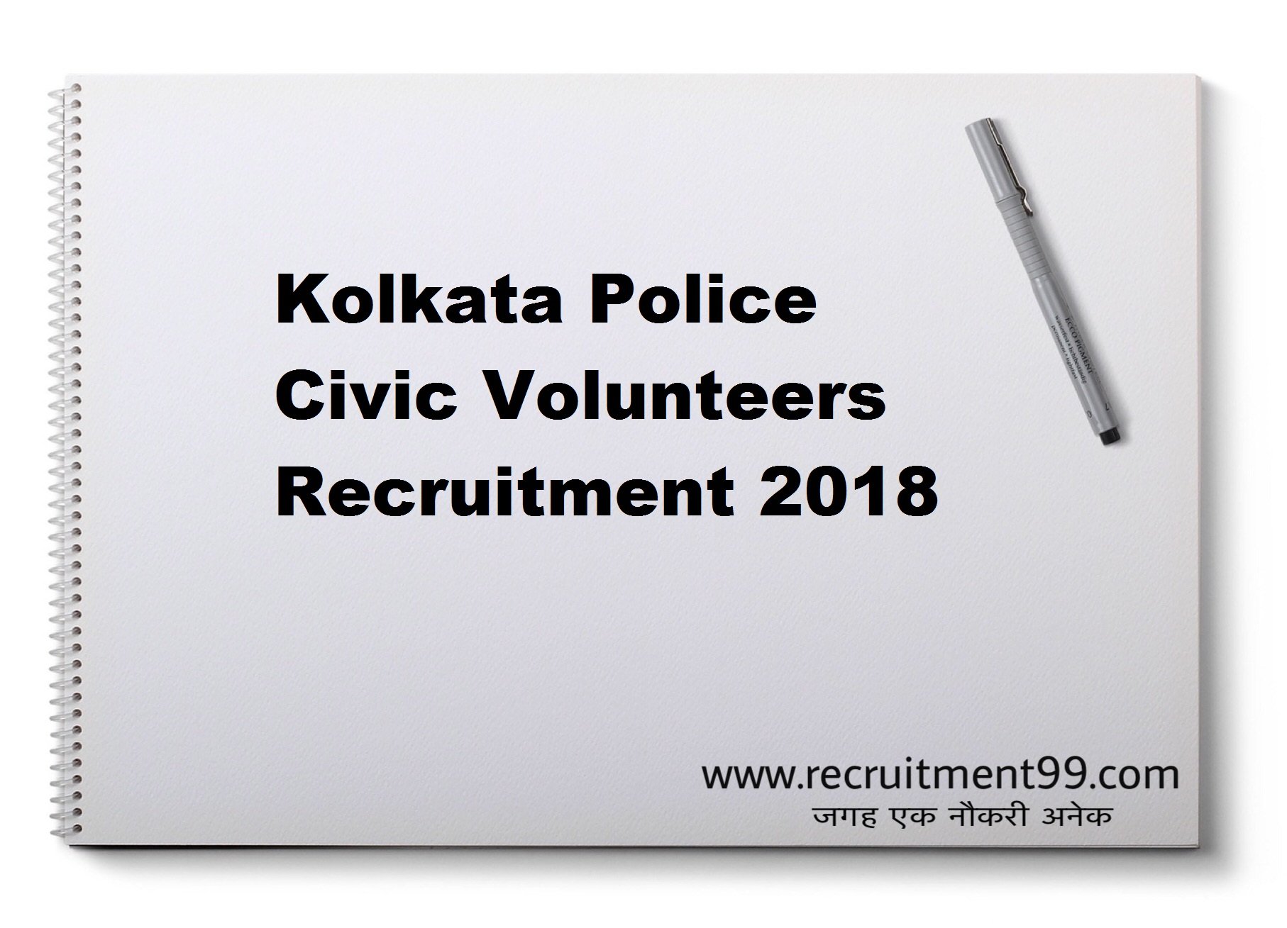 Kolkata Police Civic Volunteers Recruitment Admit Card Result 2018