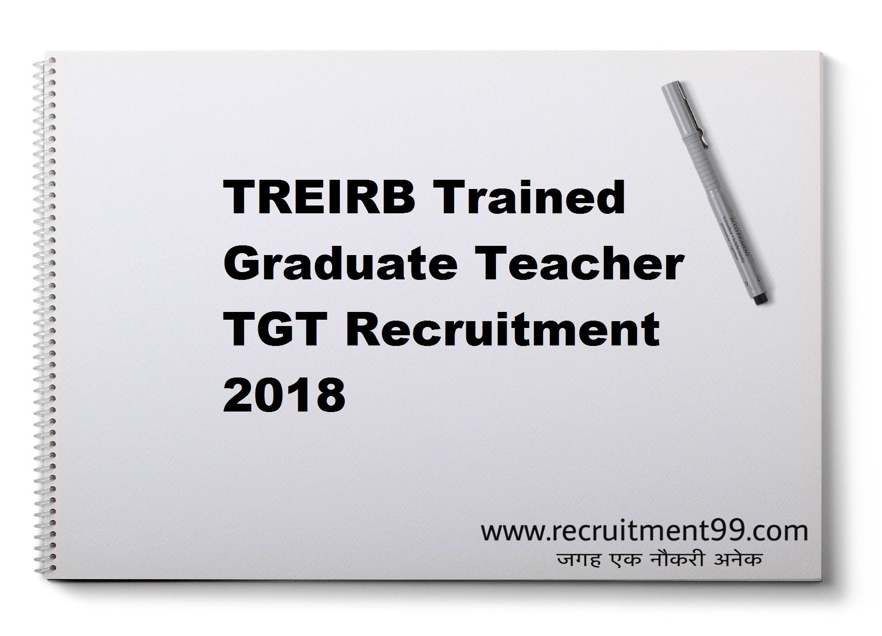 TREIRB TGT Recruitment Hall Ticket Result 2018